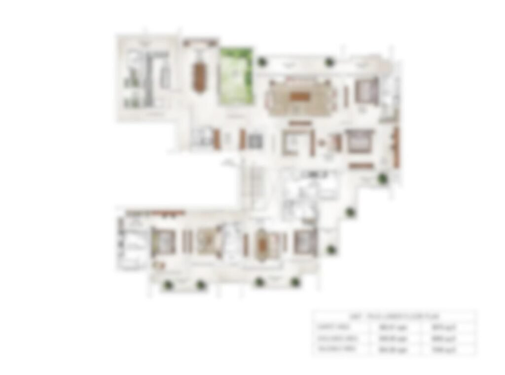 Krisumi tower 2 & 3 plan