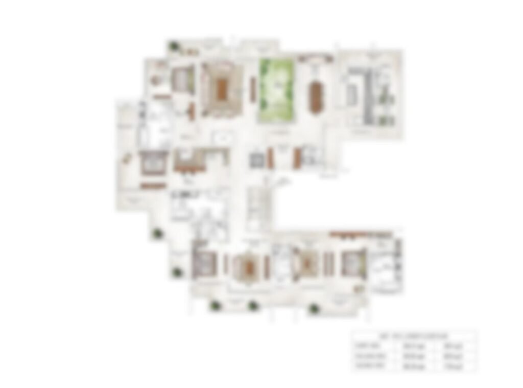 Krisumi tower 2 & 3 plan