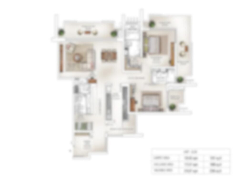 Krisumi tower 1 plan